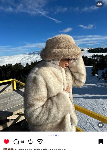 Kadın Beyaz Kısa Suni Kürk Mont - Görsel 3