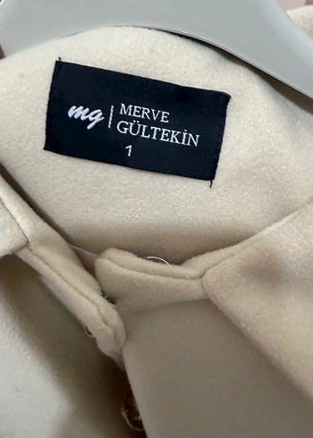 Beyaz Midi Kadın kaban - Görsel 7