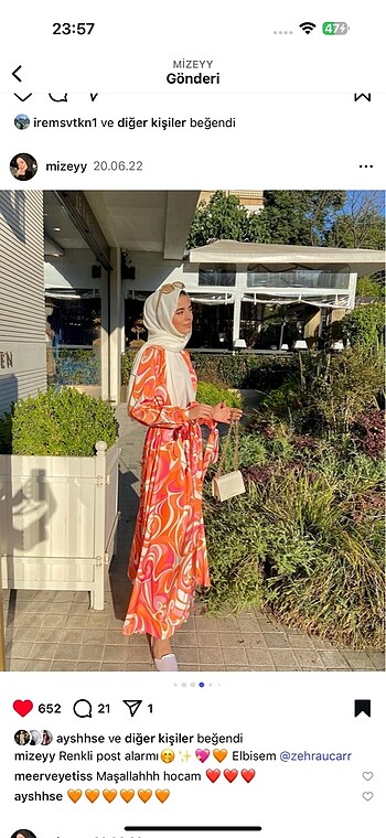 diğer Beden turuncu Renk Zehra uçar elbise