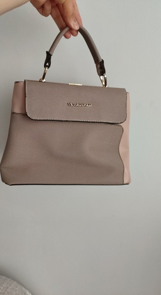 Bej Deri Kadın Çanta - Görsel 2