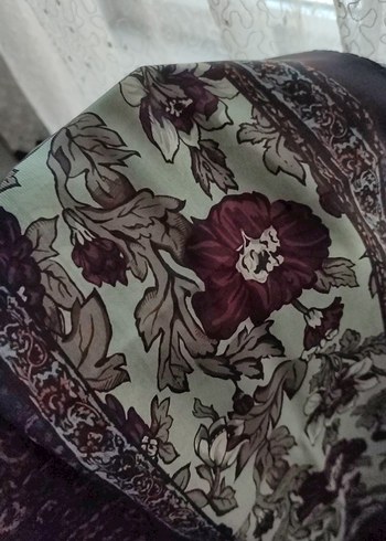 Diğer Kahverengi çiçekli Bohem Tarzı freshscarf Şal