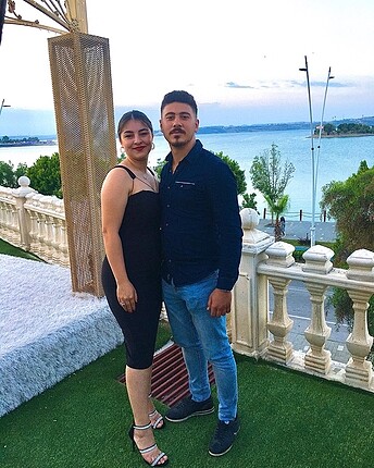m Beden Siyah kalem elbise