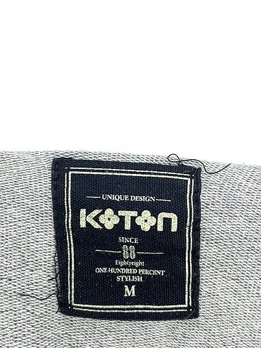 m Beden gri Renk Koton Hırka %70 İndirimli.