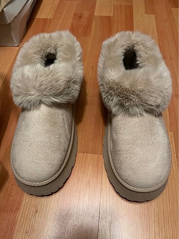 40 Beden camel Renk Ugg tarzı bot