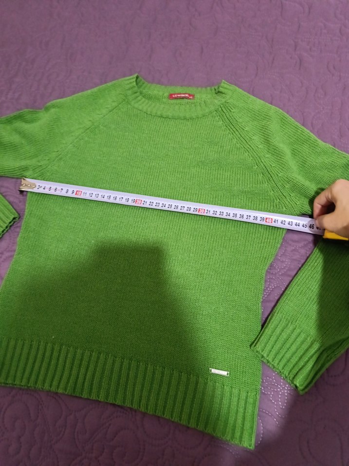 Yeşil  Kadın Kazak s beden LCW marka - Görsel 2