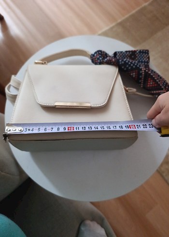 Bej Deri Tokalı LCW marka çanta cok temizdir - Görsel 6