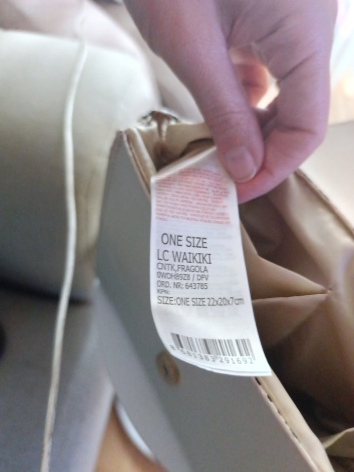 Bej Deri Tokalı LCW marka çanta cok temizdir - Görsel 5