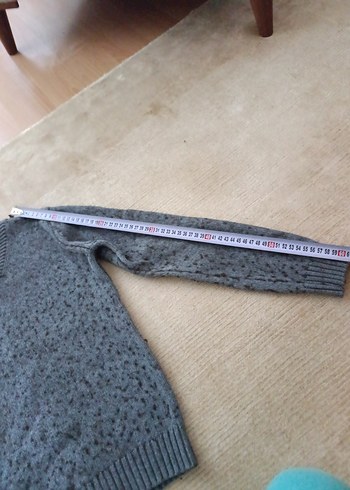 Gri Yünlü Erkek cocuk  Triko Kazak s ve xs beden için uygun kız - Görsel 5