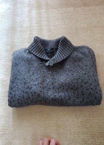 Gri Yünlü Erkek cocuk  Triko Kazak s ve xs beden için uygun kız - Görsel 2