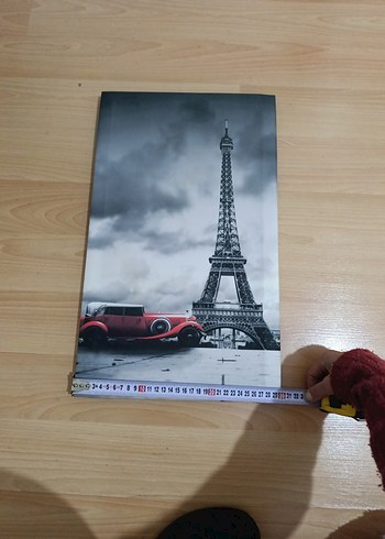 Eyfel Kulesi ve Klasik Araba Tablosu - Görsel 3