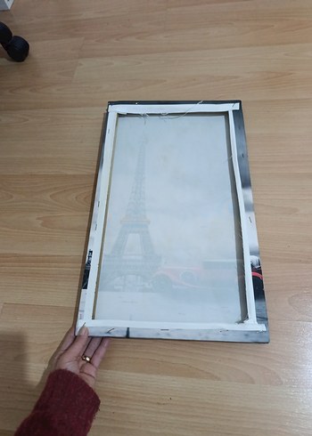 Eyfel Kulesi ve Klasik Araba Tablosu - Görsel 4