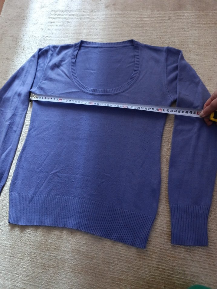 mor Kadın Triko Bisiklet Yaka Kazak m beden - Görsel 2