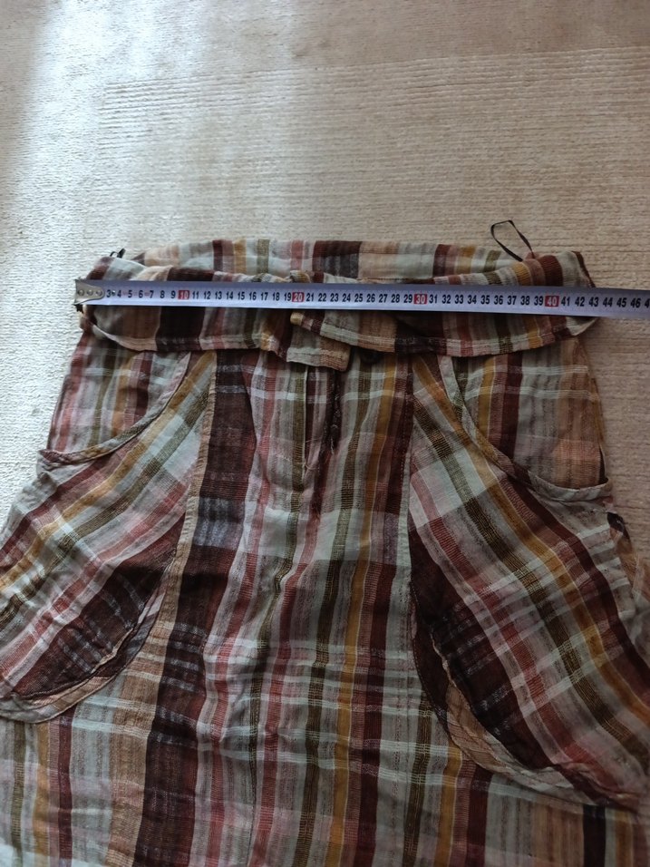 Bohem Tarzı Bağcıklı Midi Etek 40 beden mango marka - Görsel 2