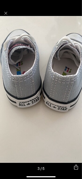 22 Beden gri Renk Gri convers