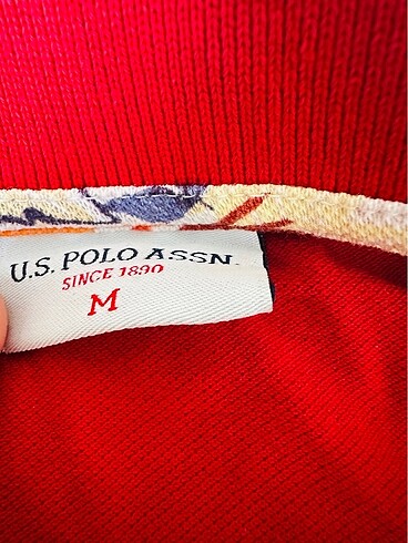 m Beden kırmızı Renk Orjinal us Polo bayan tişört