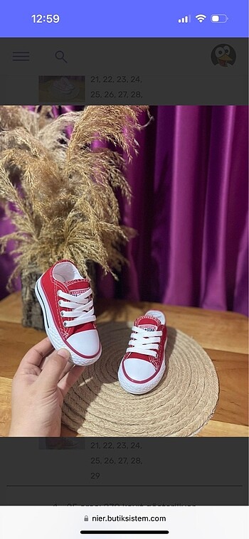 Converse Kırmızı çocuk Convers