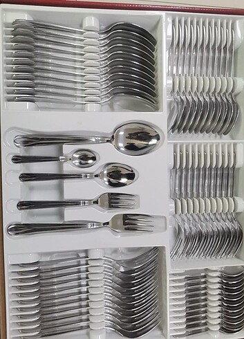 12 kişilik 60 parça çatal kaşık takımı 