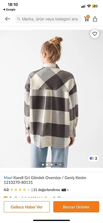 Mavi Jeans Mavi oduncu gömlek