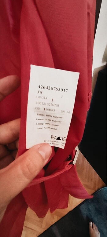 38 Beden pembe Renk Network trençkot
