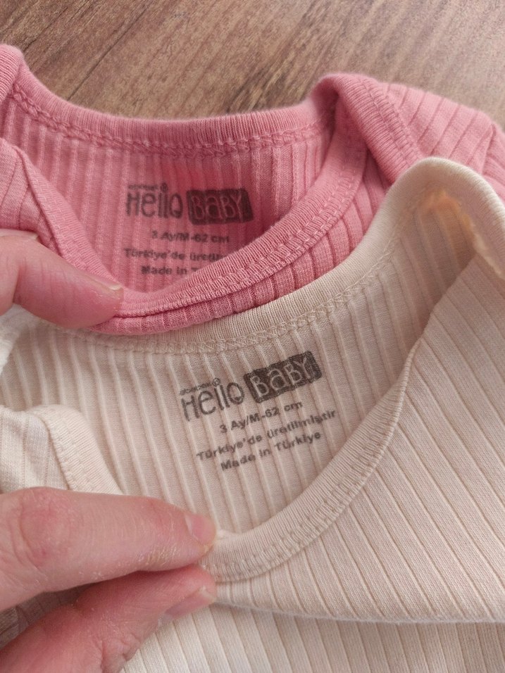 HELLO BABY KİSA KOLLU ZİBİN BODY - Görsel 2
