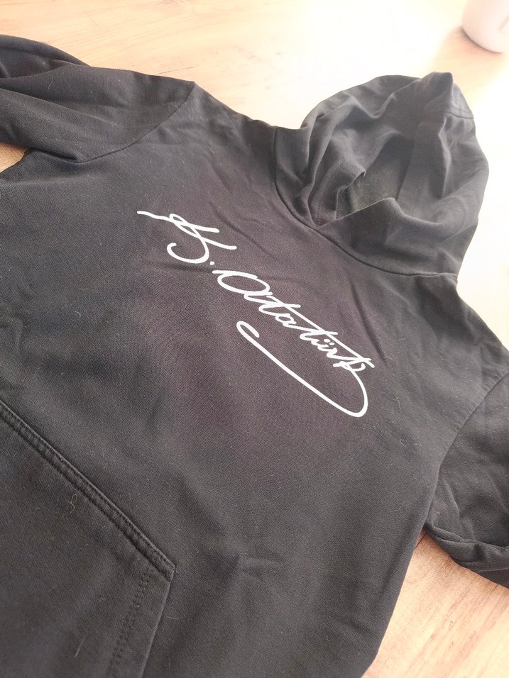 LCW Erkek ocuk Siyah Kapüşonlu Sweatshirt - Görsel 3