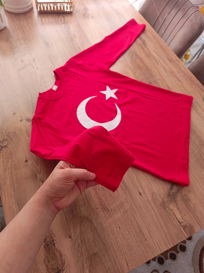 Uzun Kollu TÜRK BAYRAK sweet - Görsel 3