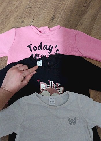 LCW Kız Bebek 3 adet sweet - Görsel 2