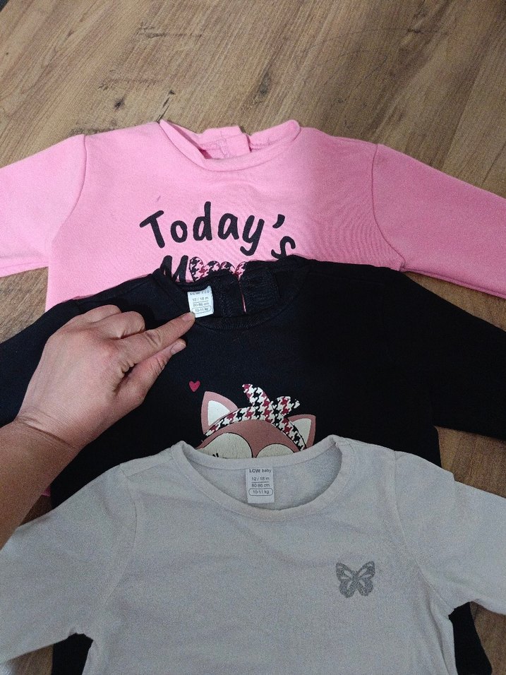 LCW Kız Bebek 3 adet sweet - Görsel 2