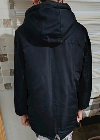 DEFACTO Erkek Çocuk Siyah Fermuarlı Mont - Görsel 8