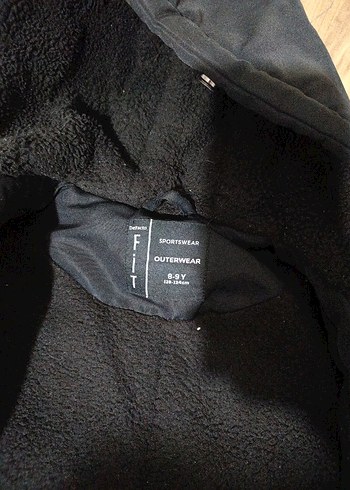 DEFACTO Erkek Çocuk Siyah Fermuarlı Mont - Görsel 4