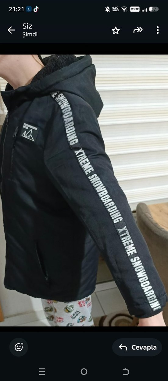 DEFACTO Erkek Çocuk Siyah Fermuarlı Mont - Görsel 3