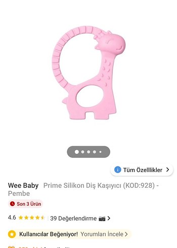 E BEBEK
Pastel Pembe Çocuk Tabak, Çatal, Bıçak Seti - Görsel 3