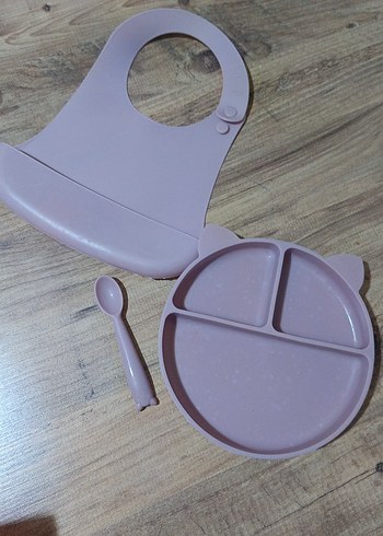 E BEBEK
Pastel Pembe Çocuk Tabak, Çatal, Bıçak Seti - Görsel 14