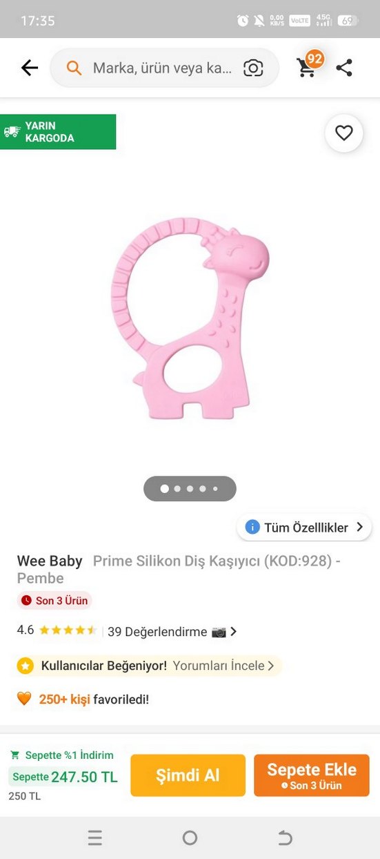 E BEBEK
Pastel Pembe Çocuk Tabak, Çatal, Bıçak Seti - Görsel 3