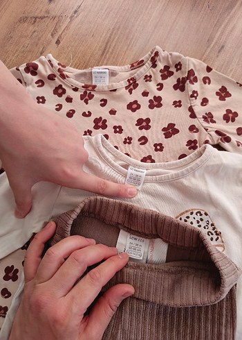 LC Waikiki LCW kız çocuk uzun Kollu 2 sWEET 1 TAYT takim