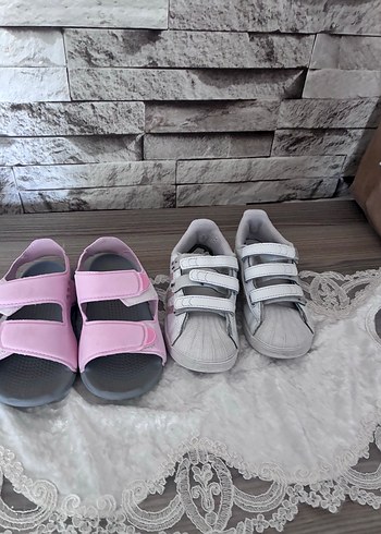 Kız Çocuk Gri Sneaker Velcro Bağcıklı Adidas