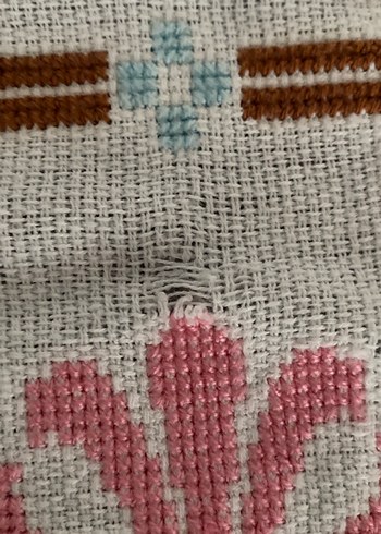 Pembe Etamin işlemeli Masa Örtüsü ve Yatak Örtüsü - Görsel 11