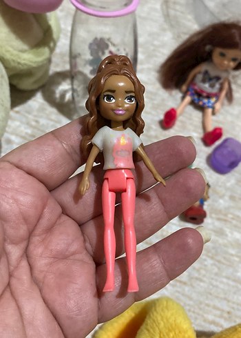 2 adet peluş ve Renkli Karışık Oyuncak Seti 1 adet barbie tarak - Görsel 10