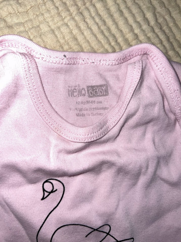 Uzun Kollu Pembe Bebek Body - Görsel 2