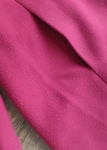 Bordo Uzun Kadın Kaban - Görsel 4