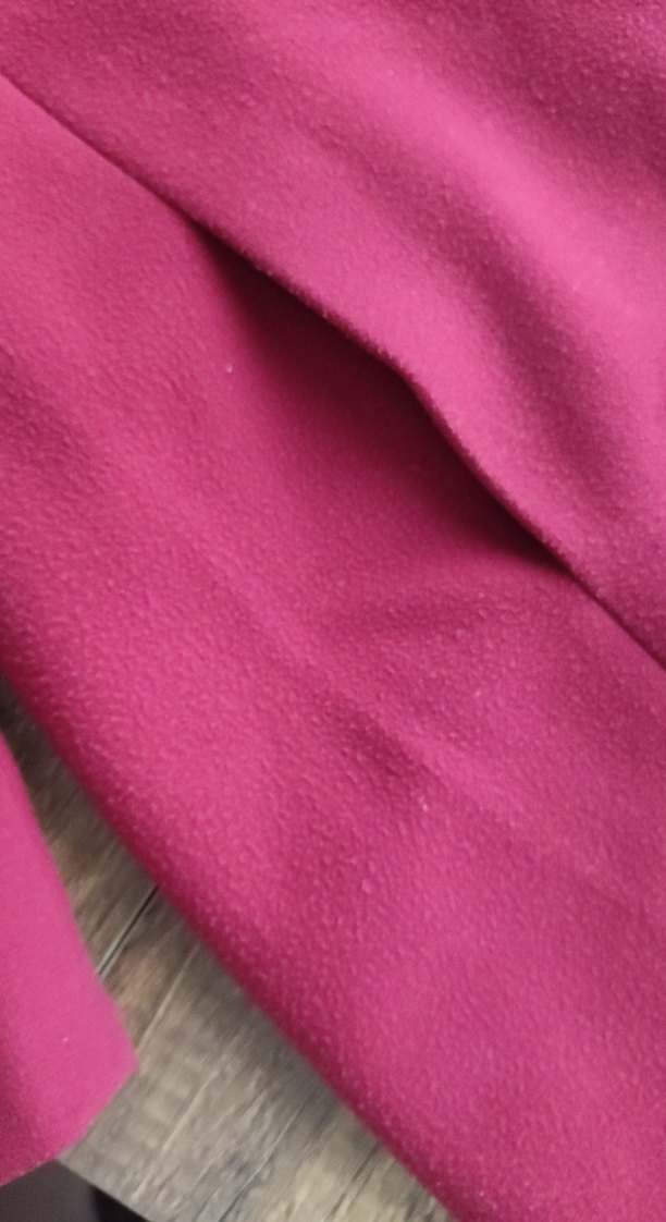 Bordo Uzun Kadın Kaban - Görsel 4