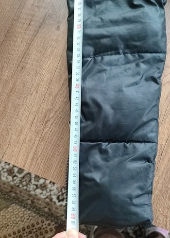 Fermuar ve çıt çıt düğmeli siyah Kadın Kışlık Mont Outlet ürünü - Görsel 9