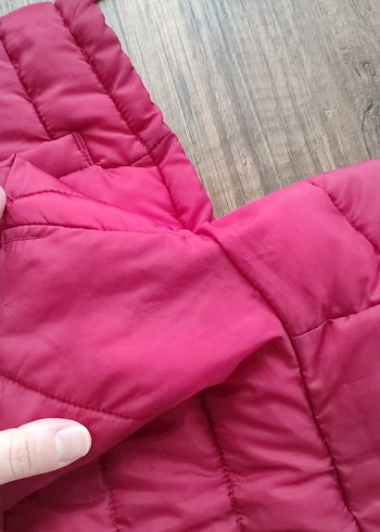 S beden koyu kırmızı yelek - Görsel 6