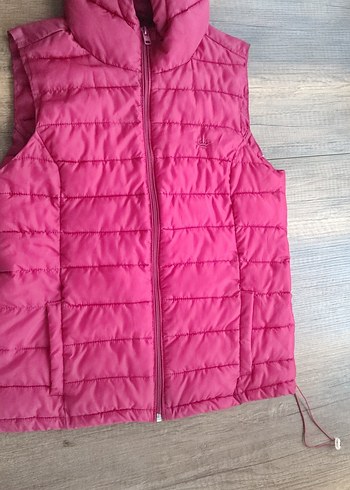 S beden koyu kırmızı yelek - Görsel 5