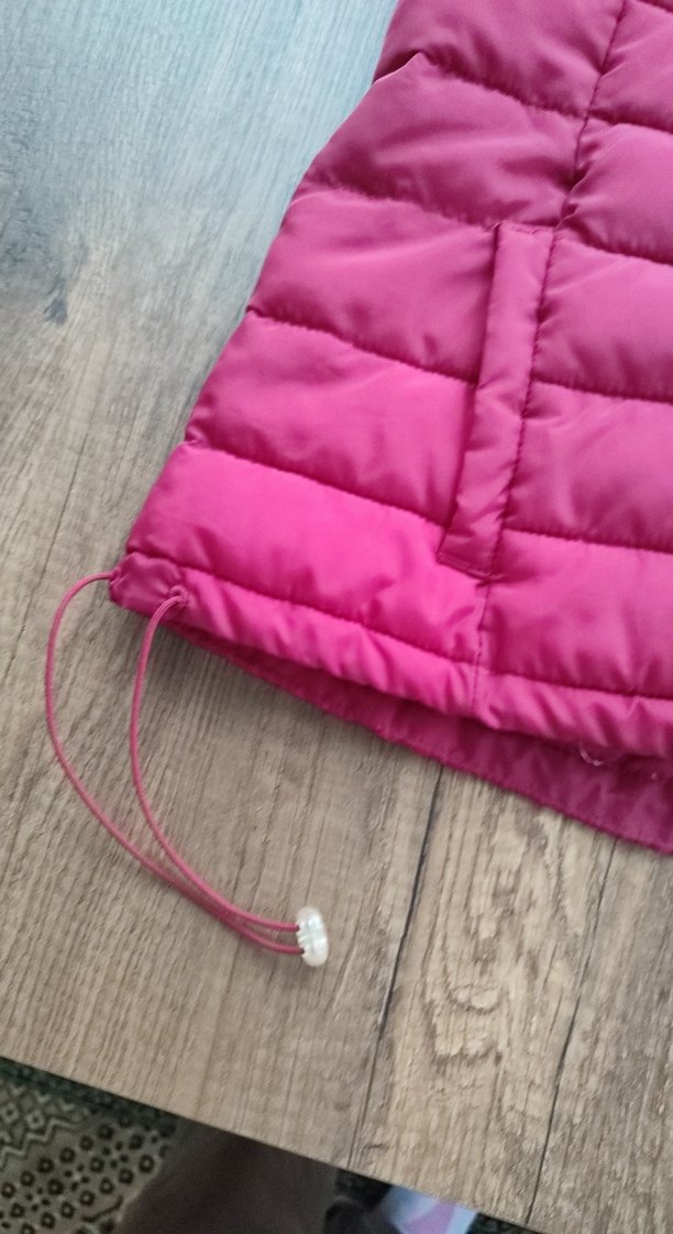 S beden koyu kırmızı yelek - Görsel 4