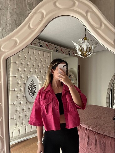 Bershka Pembe gömlek