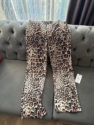 Zara Leopar Pantolon