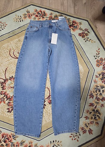 Kadın Bol Kesim Kot Pantolon