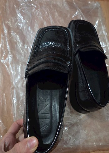 Mango Siyah Kadın Loafer