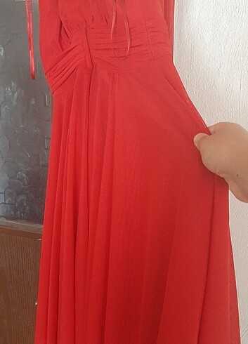 Diğer Kırmızı Mini Elbise